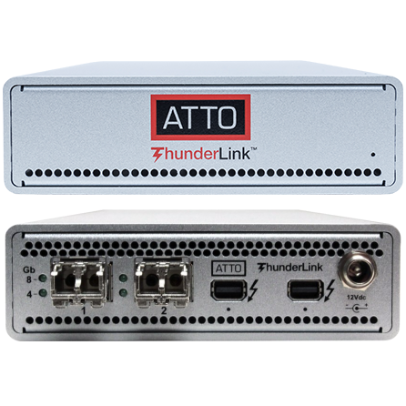 ATTO ThunderLink 2x 20Gb Thunderbolt to Two 8Gb Fibre Channel