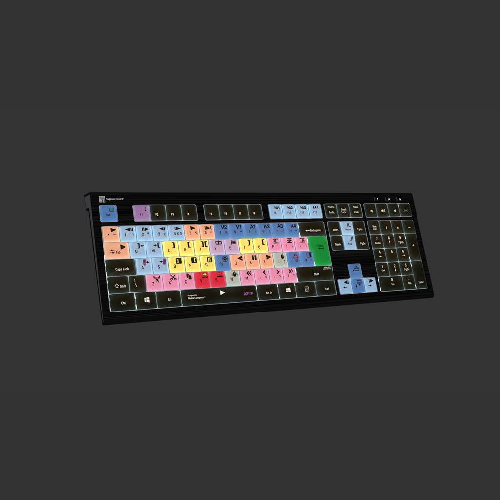 Astra2 Avid Media Composer Keyboard LKB-MCOM4-A2PC-UK