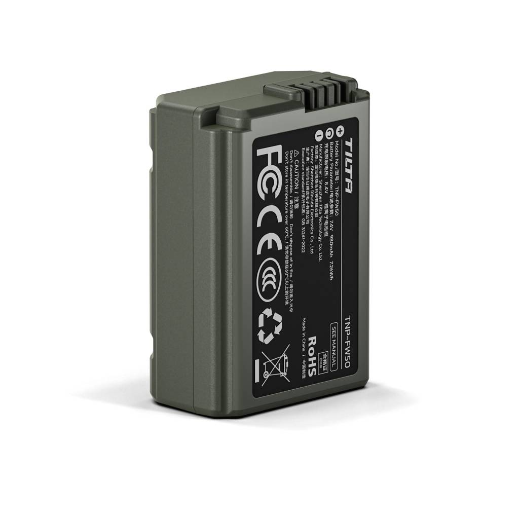 Tilta NP-FW50 Batterij met USB-C Input TNP-FW50-GN