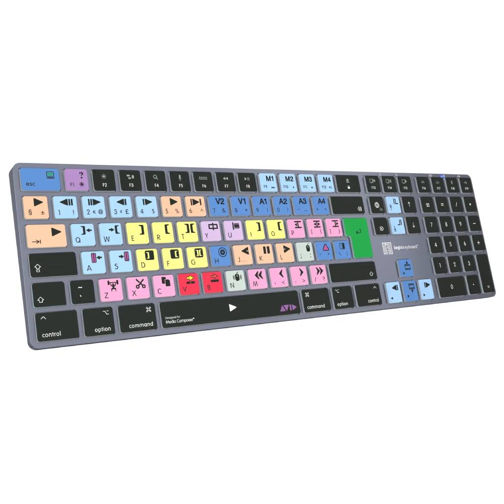 Titan Avid Media Composer Keyboard LKB-MCOM4-TM-UK
