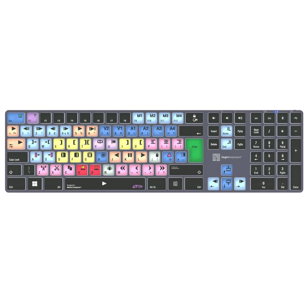 Titan Avid Media Composer Keyboard LKB-MCOM4-TPC-UK