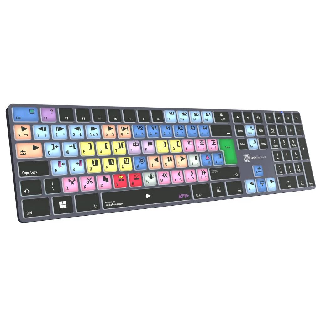 Titan Avid Media Composer Keyboard LKB-MCOM4-TPC-UK