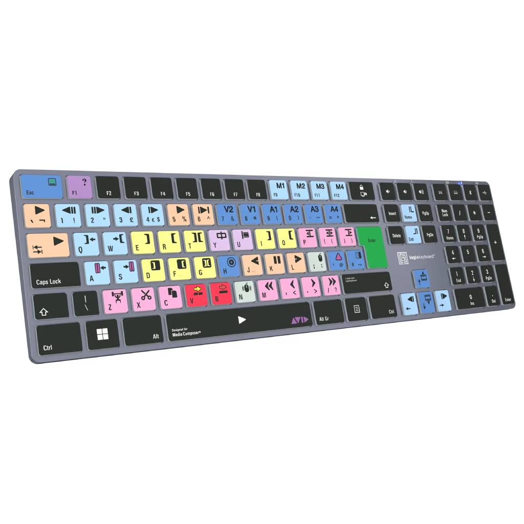 Titan Avid Media Composer Keyboard LKB-MCOM4-TPC-UK
