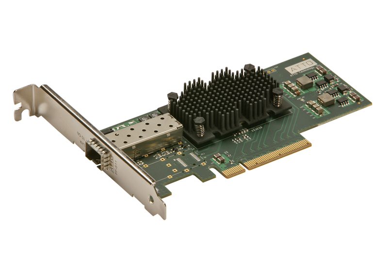 ATTO FastFrame Single Channel x8 PCIe 2.0 10GbE LC SFP+ SR I