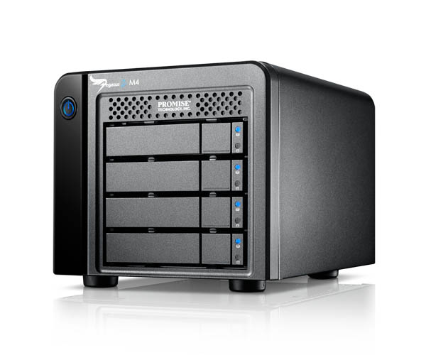 Promise Pegasus 2 M4 with 4 x 1TB SATA 2.5" HDD inc Thunderb