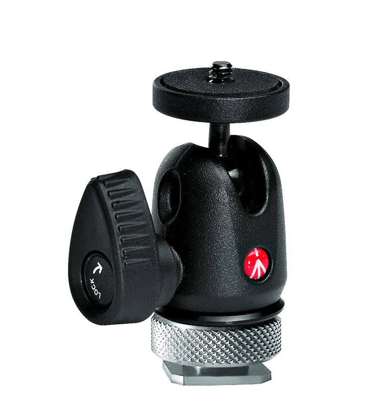 Manfrotto micro ball head w/ hot 492LCD