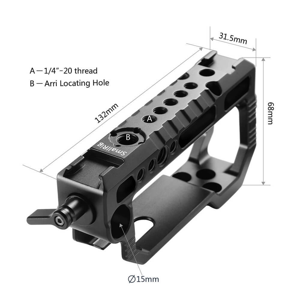 SmallRig 2000 Top Handle for Blackmagic URSA Mini/ Mini PRO *EOL* - Afbeelding 7