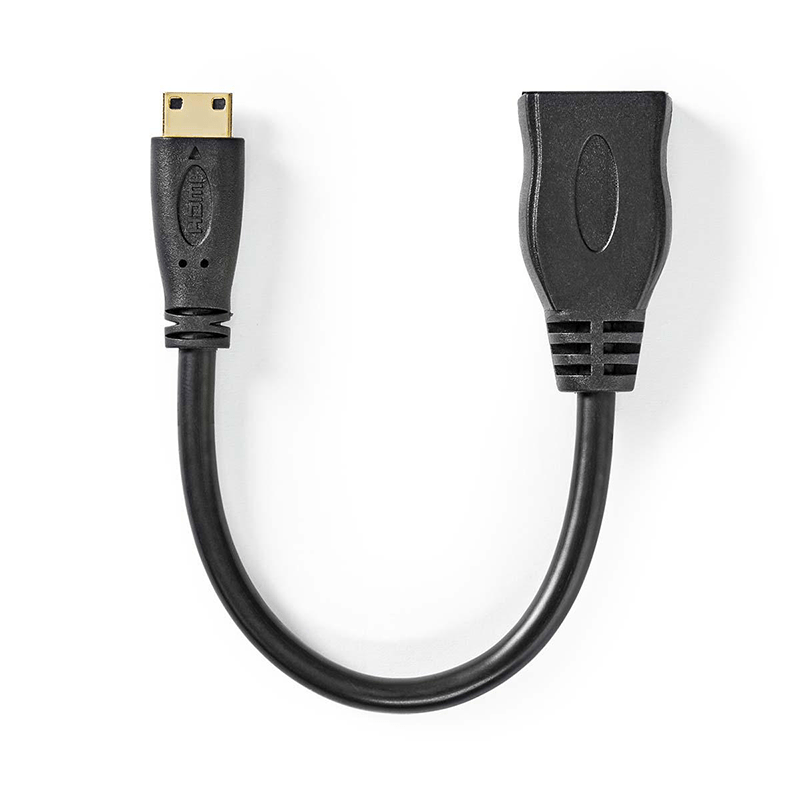 High Speed HDMI Mini-Connector Male - HDMI Female