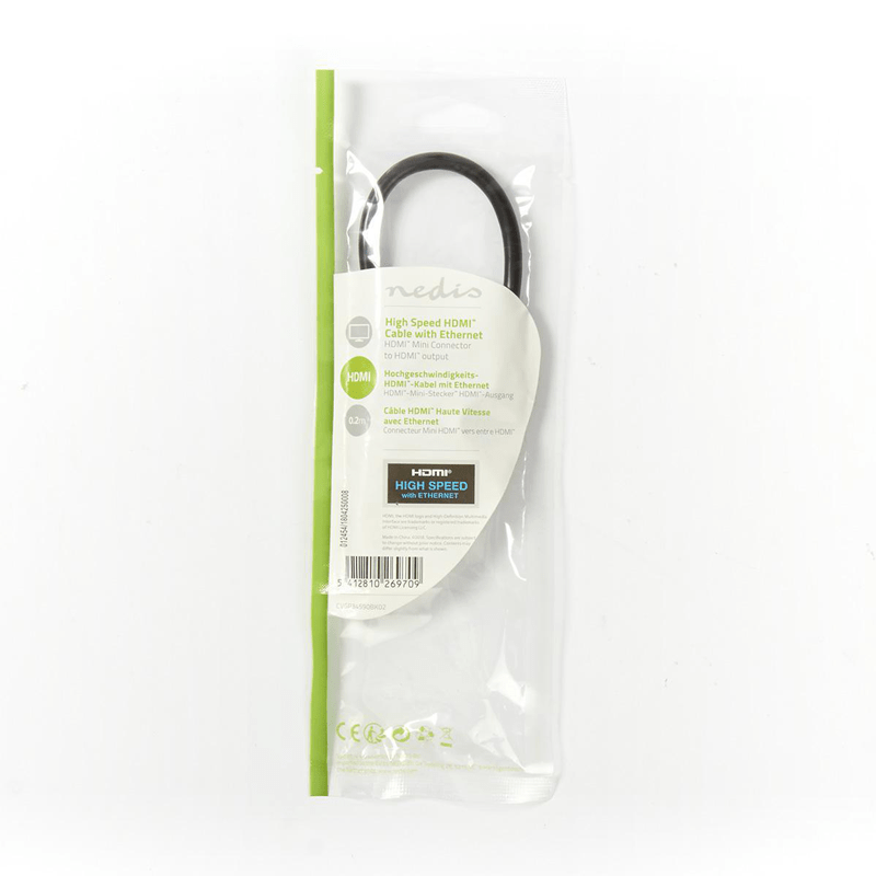 High Speed HDMI Mini-Connector Male - HDMI Female2