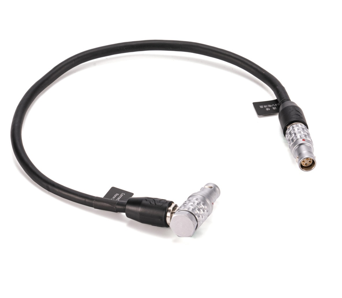 4-Pin Right Angle Male to 4-Pin Female Power Cable (30cm)