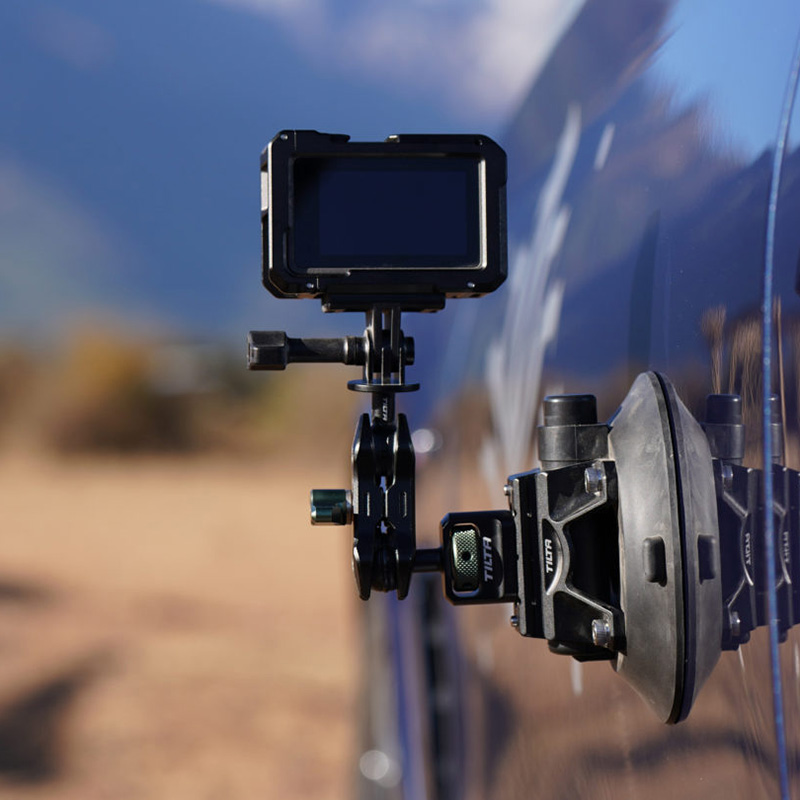 Tilta Mounting Bracket for Universal Suction Cup 4.5 inch - (TA-USC-45-MB) - In action 2