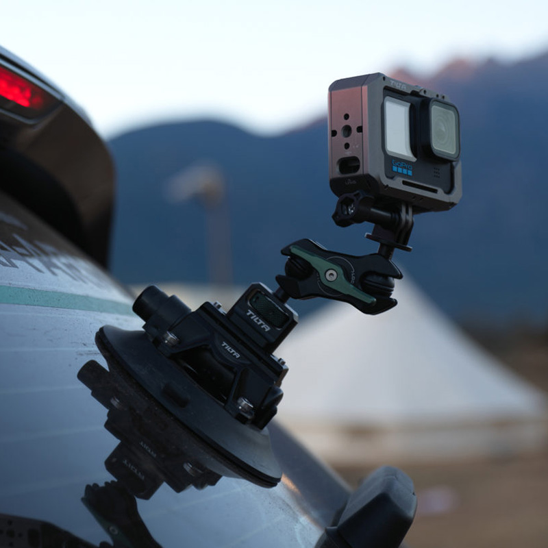 Tilta Mounting Bracket for Universal Suction Cup 4.5 inch - (TA-USC-45-MB) - In action