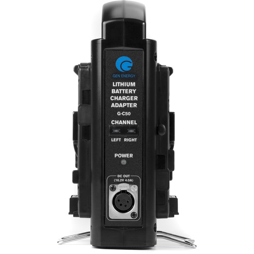 GEN ENERGY 2-Channel V-Mount Lithium-Ion Battery Charger