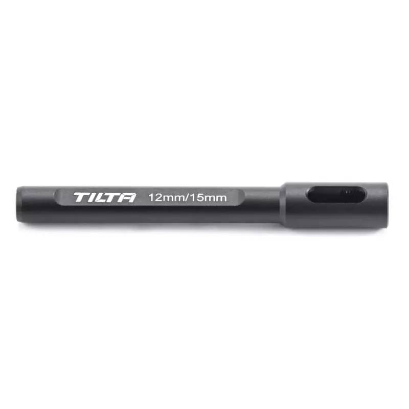 Tilta 15mm to 12mm DJI Rod Adapter – Black (TA-15R-12R-B)