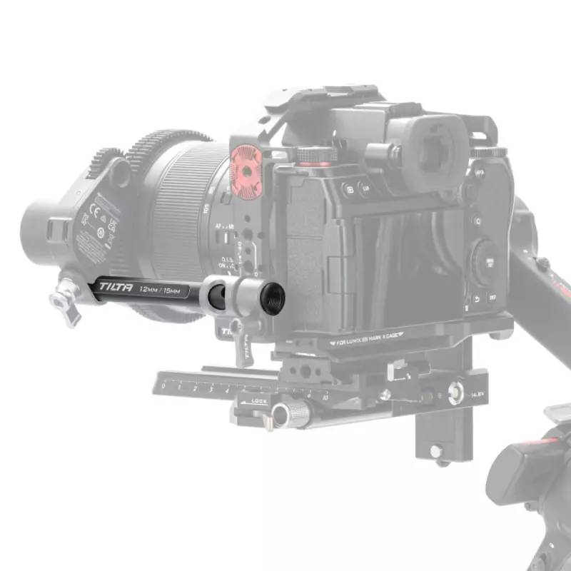 Tilta 15mm to 12mm DJI Rod Adapter – Black (TA-15R-12R-B)