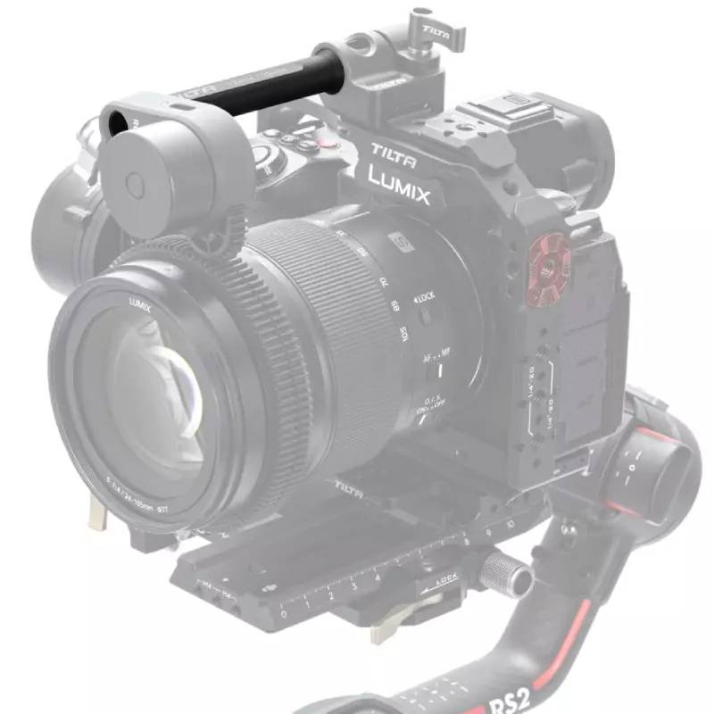 Tilta 15mm to 12mm DJI Rod Adapter – Black (TA-15R-12R-B)