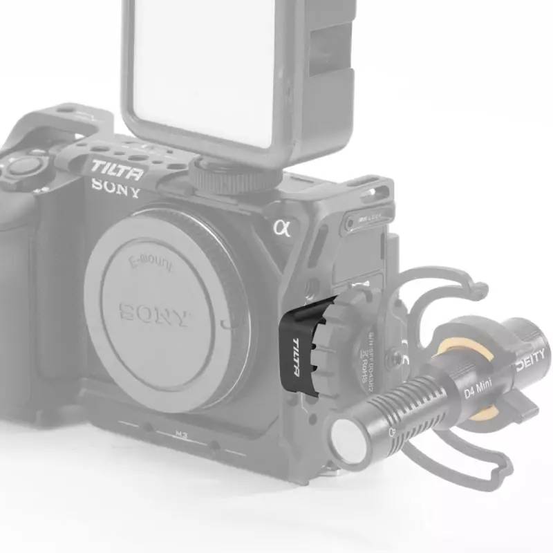 Tilta Cold Shoe Receiver Adapter with Locking Pin – Black (TA-CSR2-B)