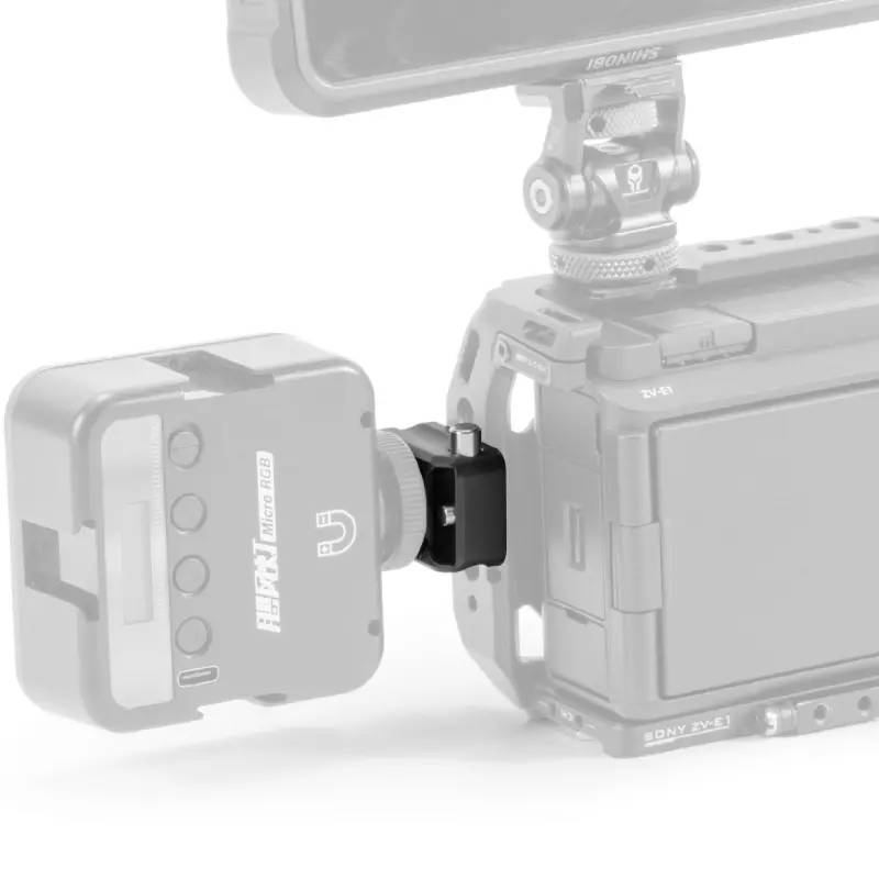 Tilta Cold Shoe Receiver Adapter with Locking Pin – Black (TA-CSR2-B)