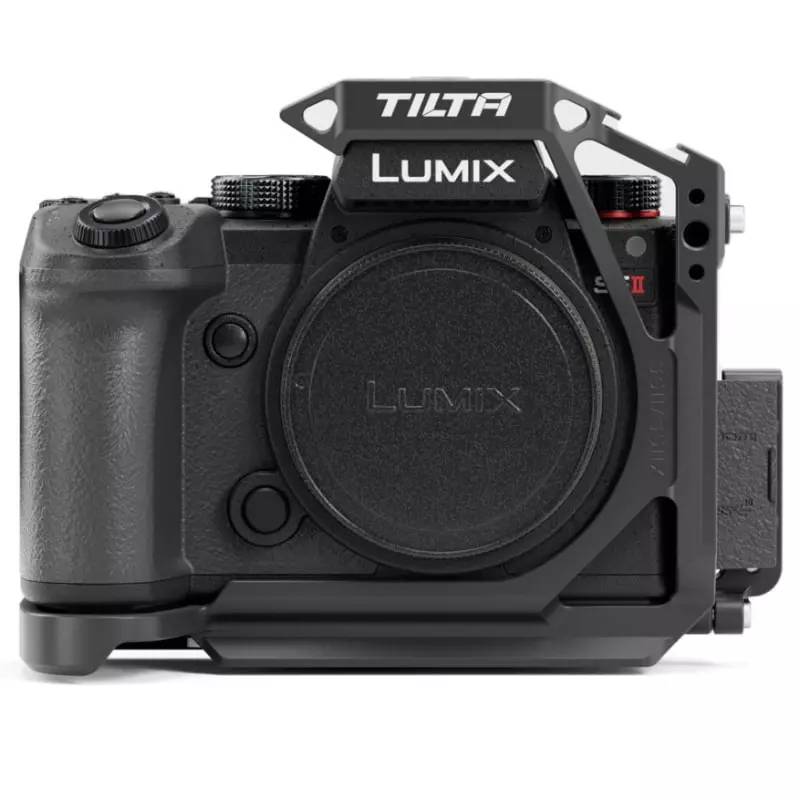 Tilta Half Camera Cage for Panasonic S5 II/IIX/G9 II – Black (TA-T50-HCC-B)