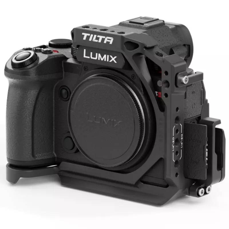 Tilta Half Camera Cage for Panasonic S5 II/IIX/G9 II – Black (TA-T50-HCC-B)