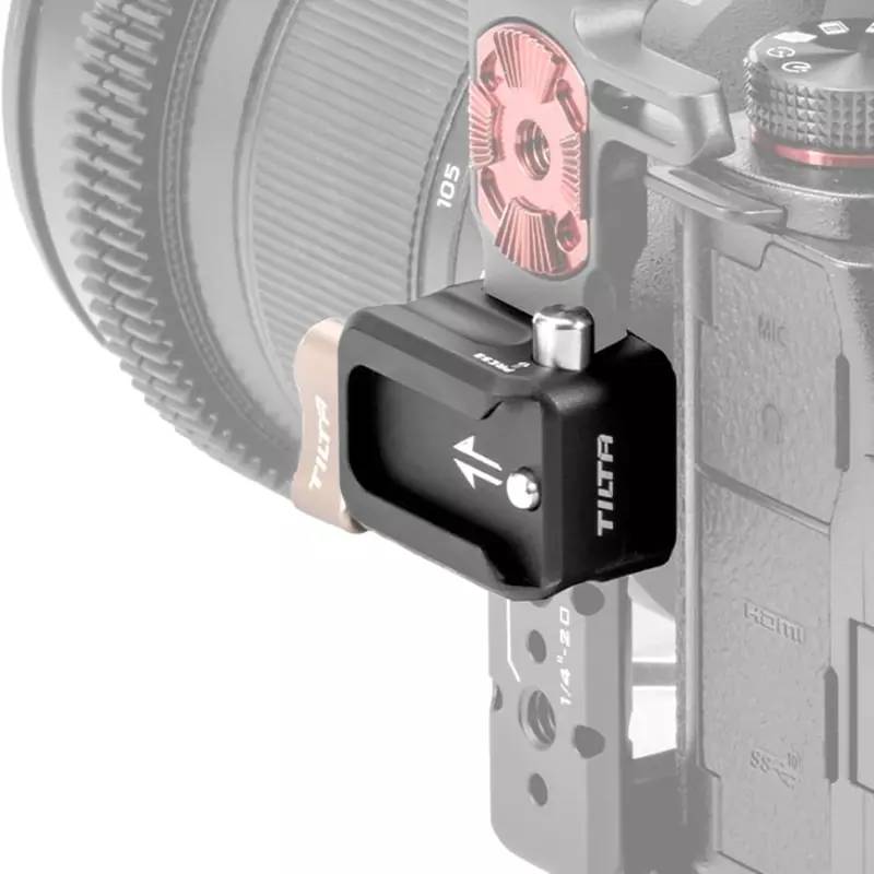 Tilta NATO Clamp to Cold Shoe Adapter – Black (TA-NTC-CSA-B)