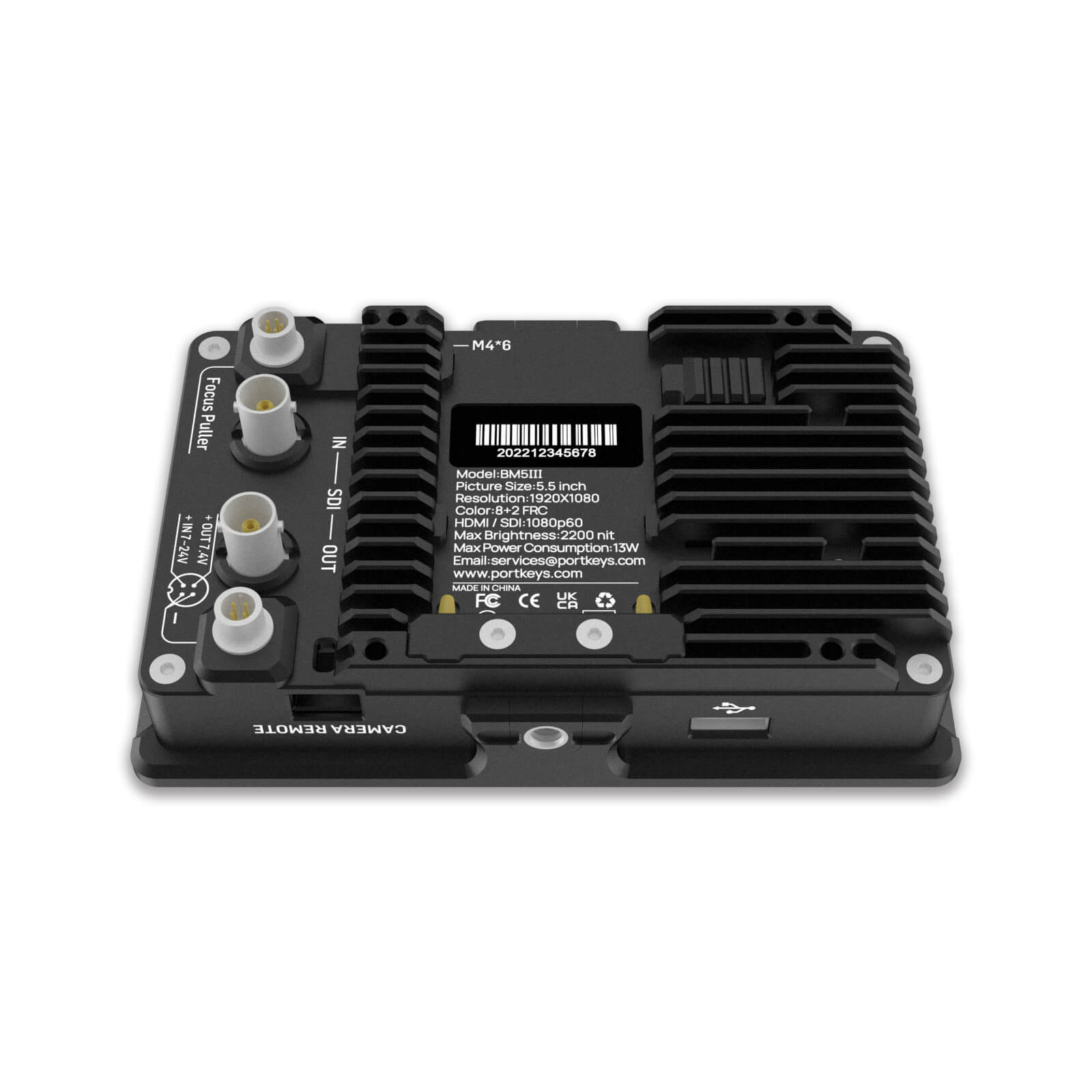 The Portkeys BM5 III is a lightweight 5.5-inch Wide Color Gamut on-camera monitor with a brightness of 2,200nits.