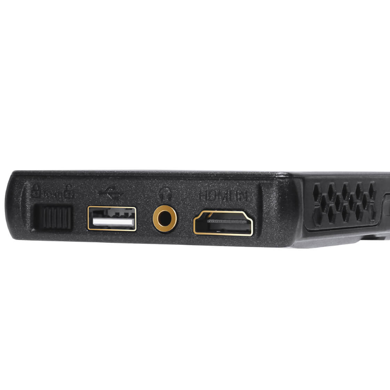 The Portkeys PT6 contains an HDMI input port which can take resolutions of up to 4K DCI at 24fps, or 4K UHD up to 30fps.