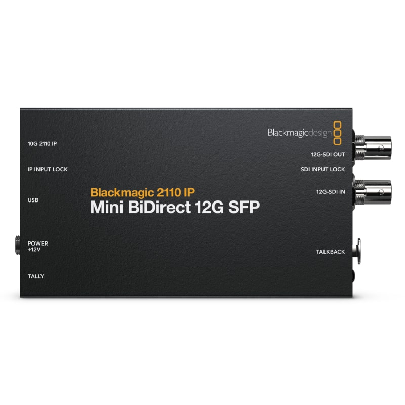 Blackmagic 2110 Video Over IP Mini BiDirect 12G SFP - Afbeelding 2