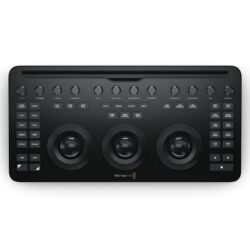 The DaVinci Resolve Micro Colour Panel is a new colour panel for DaVinci Resolve, featuring quality trackballs and precision machined control knobs