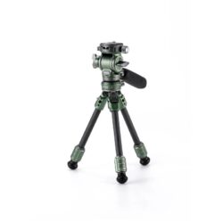 TILTA Table Top Video Tripod with Fluid Head and Carbon Legs - Forest Green (TT-VT03-FB-FG)