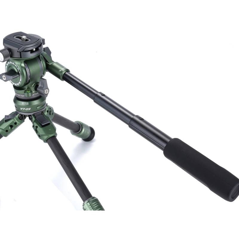 TILTA Table Top Video Tripod with Fluid Head and Carbon Legs - Forest Green (TT-VT03-FB-FG)