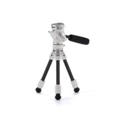 TILTA Table Top Video Tripod with Fluid Head and Carbon Legs - Snow White (TT-VT03-FB-SW)
