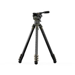 Tilta 75mm Cine Fluid Head with 3-Stage Carbon Fiber Tripod - Forest Camo (TT-CT08-75-FC)