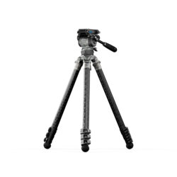 Tilta 75mm Cine Fluid Head with 3-Stage Carbon Fiber Tripod - Snow Camo (TT-CT08-75-SC)