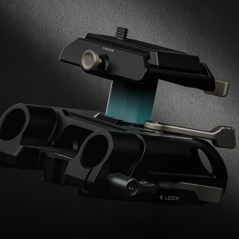 Tilta Arca Height Adjustable 15mm LWS Baseplate - Black (TA-HABP-B)