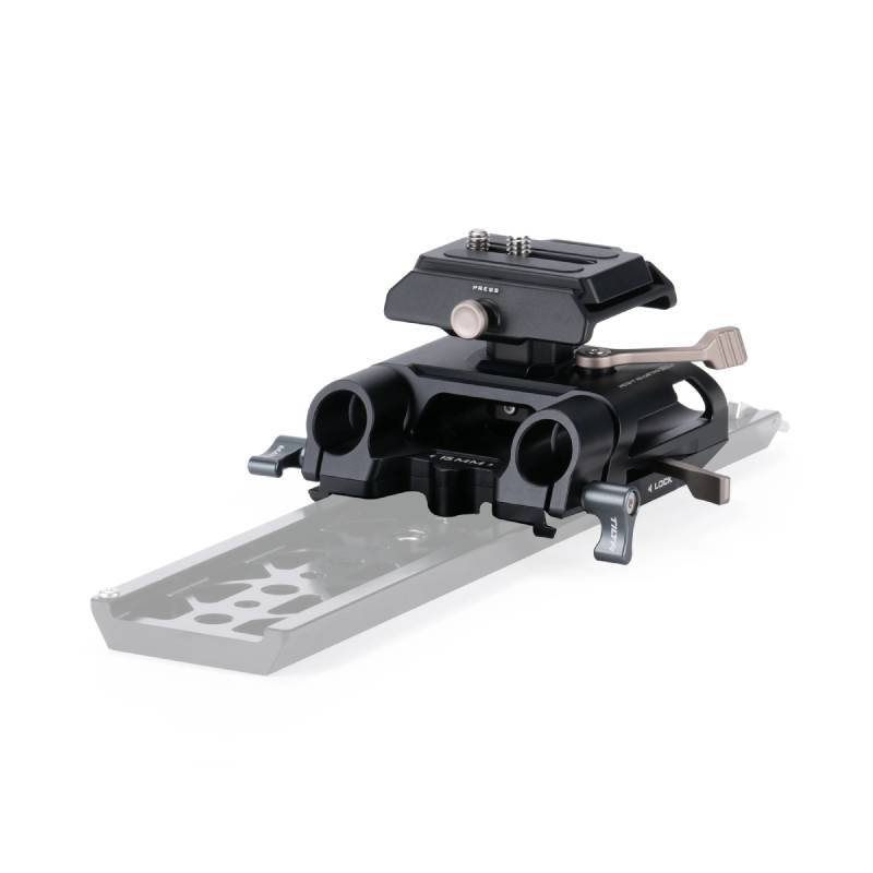 Tilta Arca Height Adjustable 15mm LWS Baseplate - Black (TA-HABP-B)