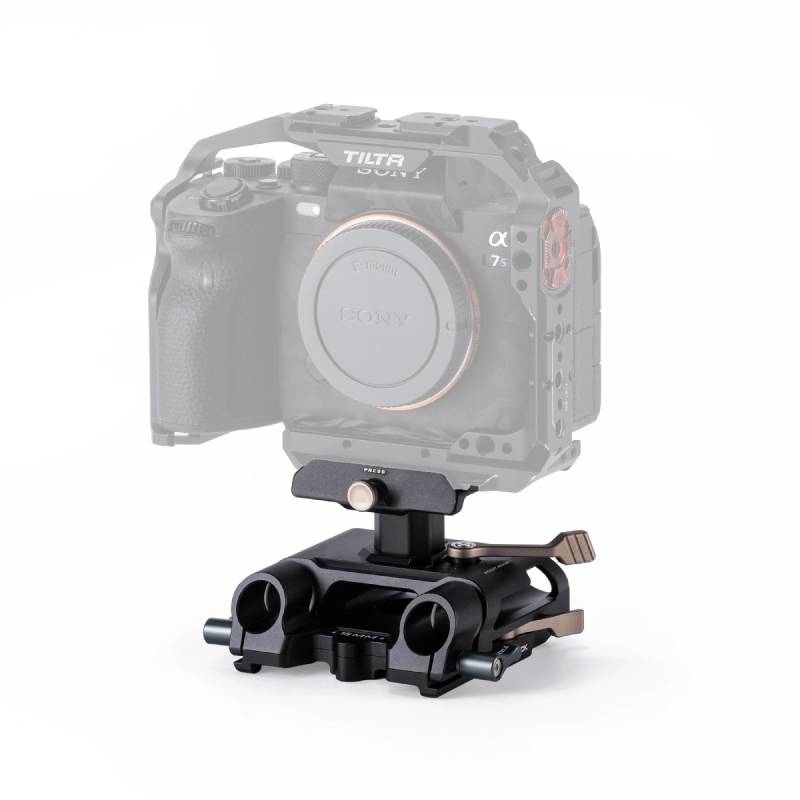 Tilta Arca Height Adjustable 15mm LWS Baseplate - Black (TA-HABP-B)