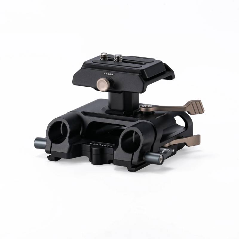 Tilta Arca Height Adjustable 15mm LWS Baseplate - Black (TA-HABP-B)