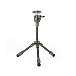 Tilta Tabletop Ball Head with 1-Stage Carbon Fiber Tripod Legs (3KG) Extendable Edition - Forest Green (TT-BT03E-FB-FG)