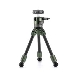 Tilta Tabletop Tripod Kit Tabletop Ball Head with 1-Stage Carbon Fiber Tripod Legs - Forest Green (TT-BT03-FB-FG)