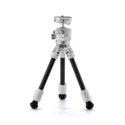 Tilta Tabletop Tripod Kit Tabletop Ball Head with 1-Stage Carbon Fiber Tripod Legs - Snow White (TT-BT03-FB-SW)