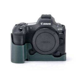 Leather Camera Case for Canon R5 Mark II (TA-T68-LCC-B/GN)