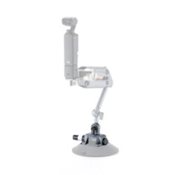 Rosette Mounting Bracket for Suction Cup (6_) - Titanium Gray (HDA-RMB-60-TG)