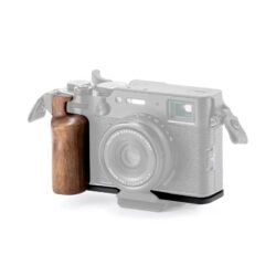 Tilta Mounting Baseplate with Wooden Grip for Fujifilm X100VI - Black (TA-T70-WG-B)