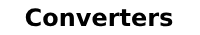 Converters