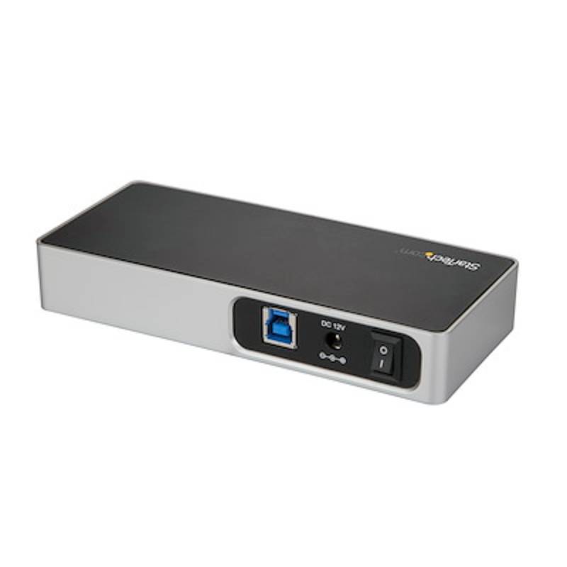 7 Port USB C Hub with Fast Charge Port - USB-C to 5x USB-A 2x USB-C