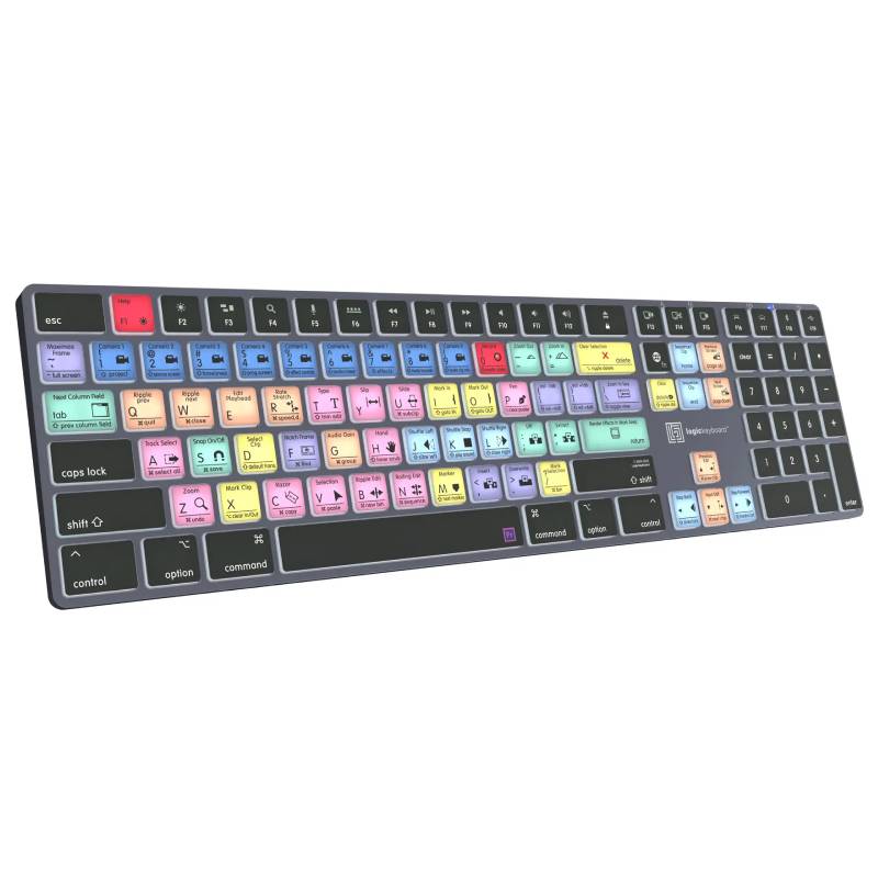 Adobe Premiere Pro CC TITAN Wireless Backlit Keyboard - Mac