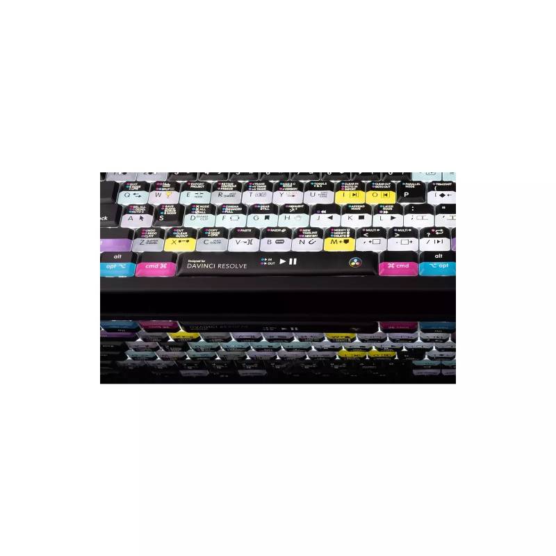 Logic Astra Backlit Keyboard DaVinci Resolve (MAC)
