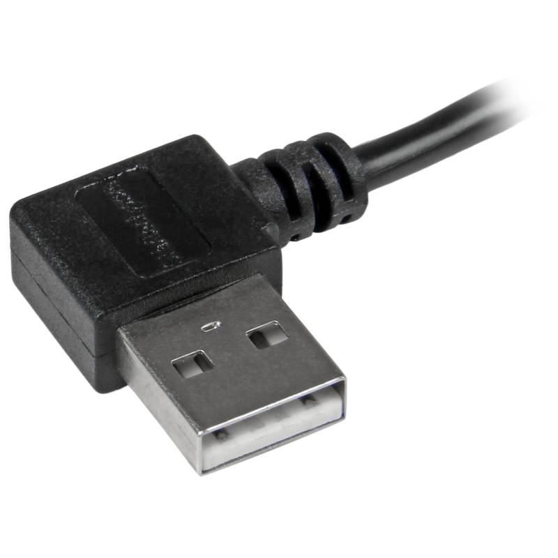 Startech 1M Micro-USB Cable with Right-Angled Connectors (USB2AUB2RA1M) - Afbeelding 3