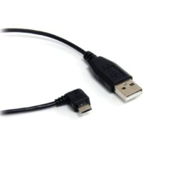 Startech 30cm Micro USB Cable - A to Right Angle Micro B